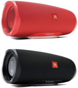 img 4 attached to 🔊 Bundle: JBL Charge 4 Portable Wireless Bluetooth Speaker (Black/Red) - Waterproof and Pairable