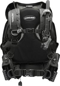 img 4 attached to 🤿 Cressi Travel-Friendly Light Back Inflation Scuba Diving BCD, Patrol Edition: Designed in Italy