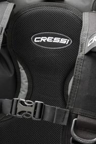 img 1 attached to 🤿 Cressi Travel-Friendly Light Back Inflation Scuba Diving BCD, Patrol Edition: Designed in Italy