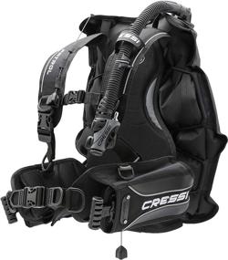 img 3 attached to 🤿 Cressi Travel-Friendly Light Back Inflation Scuba Diving BCD, Patrol Edition: Designed in Italy