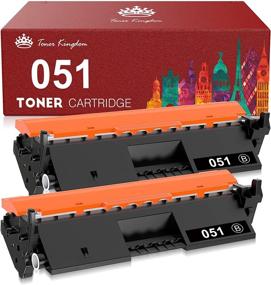 img 4 attached to 🖨️ 2-Pack Toner Kingdom Compatible Toner Cartridge Replacement for Canon 051, Black - for Canon ImageCLASS LBP162dw, MF267dw, MF264dw, MF269dw Printer