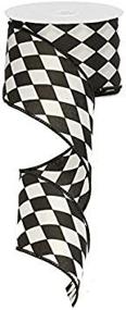 img 2 attached to Black Harlequin Ribbon Crisp White