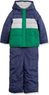 carters heavyweight 2 piece skisuit snowsuit 👦 boys' clothing - ultimate winter protection for boys! logo