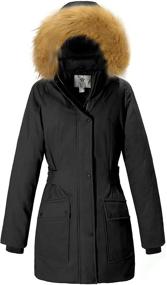 img 4 attached to 🧥 WenVen Women's Winter Military Waterproof Parka Jacket with Faux Fur Hood - Enhancing SEO