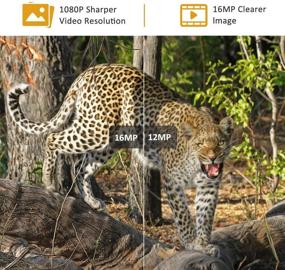 img 3 attached to 📷 OUDMON Трейл-камера для охоты: 1080P охотничий камер с ночным видением, активацией движения, водонепроницаемость IP67