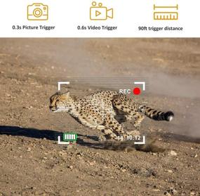 img 2 attached to 📷 OUDMON Трейл-камера для охоты: 1080P охотничий камер с ночным видением, активацией движения, водонепроницаемость IP67