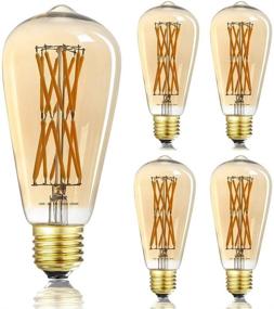img 4 attached to LEOOLS Decorative Filament Incandescent Equivalent