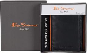 img 2 attached to 👔 Men's Accessories: Ben Sherman Leather Pocket Bifold Wallet