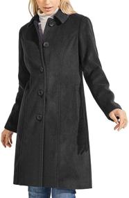 img 1 attached to 🧥 Chouyatou Women's Elegant Double-Breasted Overcoat - 2XL Size | Clothing and Outerwear: Coats, Jackets & Vests