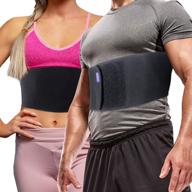 🏥 everyday medical rib support brace for men and women - bamboo charcoal compression brace for accelerated healing of cracked, dislocated, fractured, and post-surgery ribs - small/medium логотип