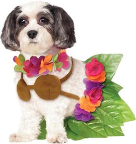 img 3 attached to 🌺 Stylish and Fun: Rubie's Hula Girl Pet Costume for your Furry Friend!