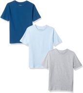 👕 boys' short-sleeve t-shirts with convenient pockets - amazon essentials logo