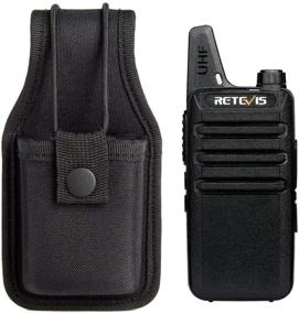 img 3 attached to Durable Holder Pouch for Retevis RT22/RT22S Walkie Talkies - Perfect Fit for LUITON, WLN, Zastone, Zeadio, TIDRADIO, RADTEL, and RADIODDITY (2 Pack)