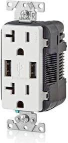 img 3 attached to ⚡ Leviton T5832 W Charger Tamper Resistant Receptacle: Efficient Power Solution for All Devices