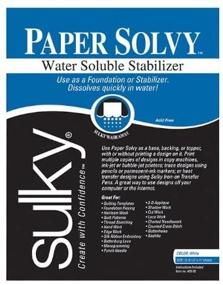 img 2 attached to 📝 Exploring the Benefits of Sulky Paper Solvy Water Soluble Stabilizer: A Comprehensive Review