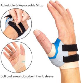 img 2 attached to VELPEAU Thumb Support Brace for Osteoarthritis: Effective Pain Relief and Joint Stability