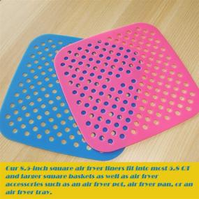 img 2 attached to Sakolla Silicone Air Fryer Liners