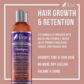 img 3 attached to 🍑 The Mane Choice Peach Black Tea & Vitamin Infused Anti-Shedding & Intense Volume Shampoo and Conditioner Set: Boost Hair Volume & Prevent Shedding