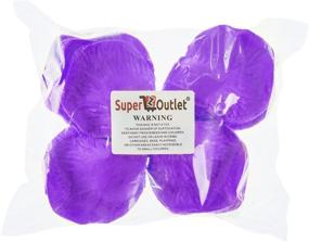 img 1 attached to 🌹 1000 Pieces Purple Silk Fabric Flower Mini Rose Petals for Weddings - Super Z Outlet