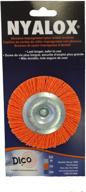 🧽 dico 541 777 3 nyalox 3 inch orange: ultimate abrasive brush for effective cleaning and surface preparation logo