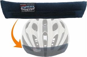 img 4 attached to 🚴 Sweat Buster Bike Helmet Sweatband: Stay Cool, Dry, and Comfy While Cycling! Premium Comfort, Easy Integration, and Convenient Washing. Perfect for Mountain Biking, Road Biking, and More!