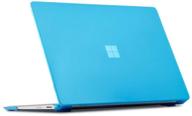 💻 mcover hard shell case for late-2020 12.4-inch microsoft surface laptop go - aqua, touch screen, not compatible with surface laptop 3/2/1 models, surface book, tablet - ms-sflgo-12 logo