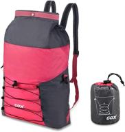 gox lightweight packable backpack daypack outdoor recreation logo