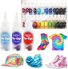 img 4 attached to 🎨 24-Color Tie Dye Kit for Kids and Adults - DIY Tie Dye Supplies, Perfect for Parties and Gifts