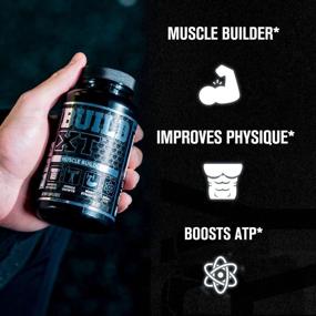 img 2 attached to Build-XT Muscle Builder: Enhance Muscle Growth & Strength - Featuring Peak02 & elevATP – 60 Veggie Pills