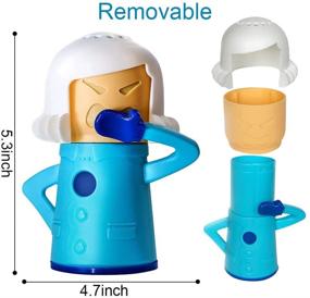 img 2 attached to 🤬 Angry Mom Microwave Cleaner with Fridge Odor Absorber - Cool Mom Set (2pcs)