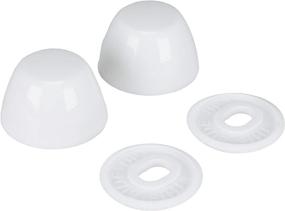 img 4 attached to 🚽 Danco 80821 Snap-on Round Toilet Bolt Caps in White, 2-Pack: Secure Your Toilet Bolts with Ease!