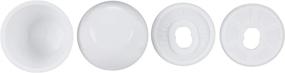 img 3 attached to 🚽 Danco 80821 Snap-on Round Toilet Bolt Caps in White, 2-Pack: Secure Your Toilet Bolts with Ease!