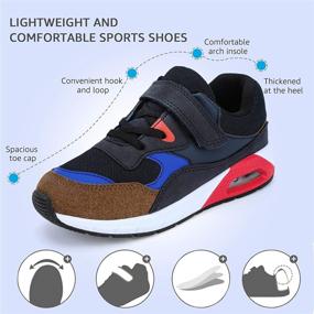 img 2 attached to 👟 STQ Kids Shoes: Lightweight & Breathable Athletic Boys Sneakers for Running, Tennis, and Sports Performance