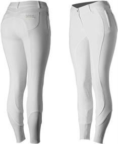 img 4 attached to 👖 HORZE Women's Kiana Knee Patch Equestrian Breeches