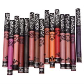 img 4 attached to 💄 15 Colors of Spdoo Matte Liquid Lipstick Set: Long Lasting, High Pigmented Velvet Lip Gloss Kit