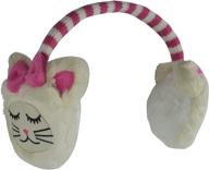 n'ice caps kids girls boys adjustable animal face winter earmuffs - keep your little ones warm and stylish! logo