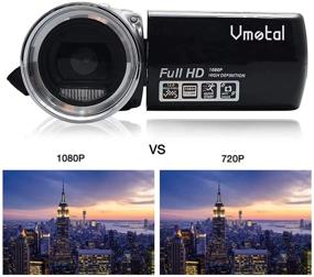 img 2 attached to 📷 VMotal FHD 1080P 30FPS 12MP Camcorder for YouTube Vlogging with 2.7 Inch 270 Degree Rotation Screen, 8X Digital Zoom, and Rechargeable Battery