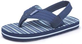 img 4 attached to Little Waves Boys' Flops Sandals: Comfortable Strap Shoes for Summer Fun!