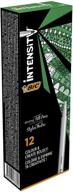 bic intensity medium marker - box of 12 green logo