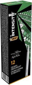 img 4 attached to BIC Intensity Medium Marker - Box Of 12 Green