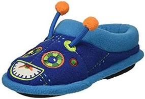 img 1 attached to 🧢 Green Little Boys' Dearfoams Novelty Slipper Shoes