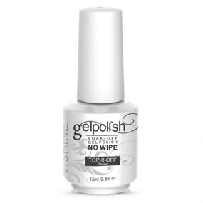 img 4 attached to Vishine Top Coat - Long-Lasting High Gloss Gel Nail 🌟 Polish for DIY Professional Manicure at Home - No Wipe, 15ML