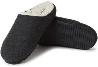 dearfoams microwool footbed slipper x large men's shoes logo