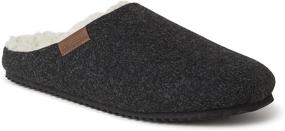 img 3 attached to Dearfoams Microwool Footbed Slipper X Large Men's Shoes