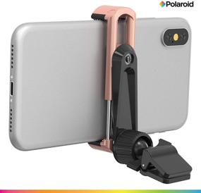 img 3 attached to 📱 Подставка для мобильных телефонов в автомобиль Polaroid Universal - 360-градусный регулируемый зажим на воздушной трубке для смартфонов и мобильных устройств - надежное крепление и резиновая защелка для любого автомобиля - совместима с GPS.