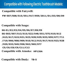 img 3 attached to Electric Toothbrush Replacement Compatible Fairywill Oral Care