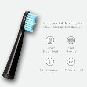 img 1 attached to Electric Toothbrush Replacement Compatible Fairywill Oral Care