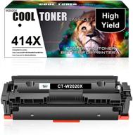 🖨️ high-quality compatible toner cartridge for hp color pro printers - cool toner 414x w2020x 414a w2020a (black, 1-pack) logo