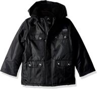 ixtreme little oxford parka charcoal outdoor recreation logo