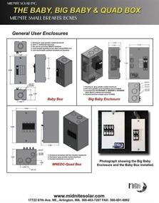 img 2 attached to 🔒 Безопасный и практичный корпус для MidNite Solar MNBABYBOX Baby Box